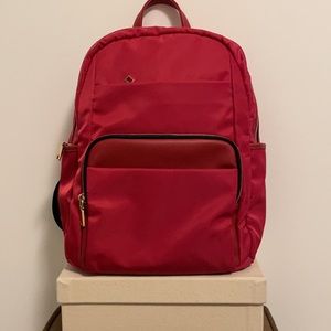 Red backpack